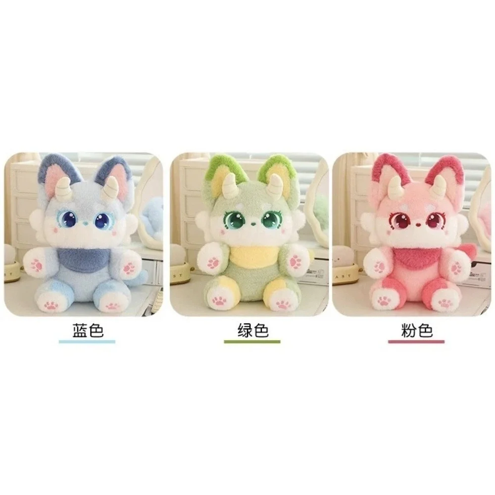 Set Of 3Anime Palworld Foxparks‎ Plush Doll Fox Pillow Cushion Stuffed Toy